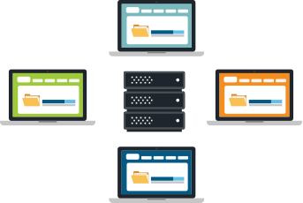 multi tenant sync and share diagram