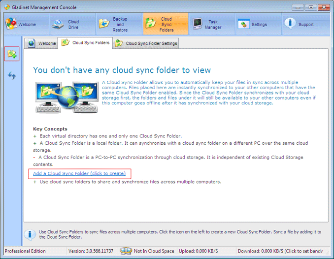Cloud Sync Folder